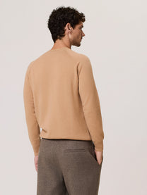 Wool and cashmere crew neck sweater