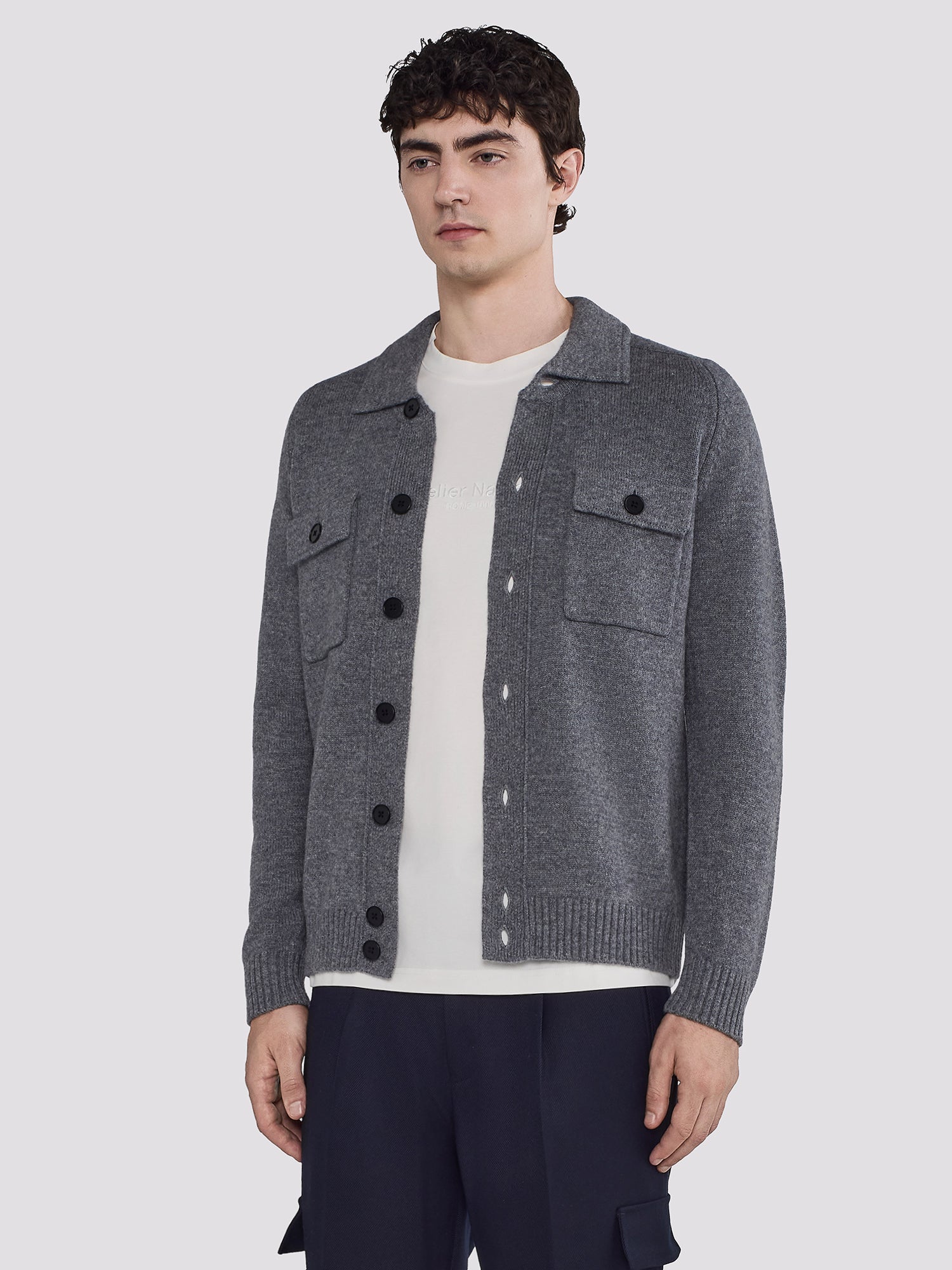 CARDIGAN CON TASCHE