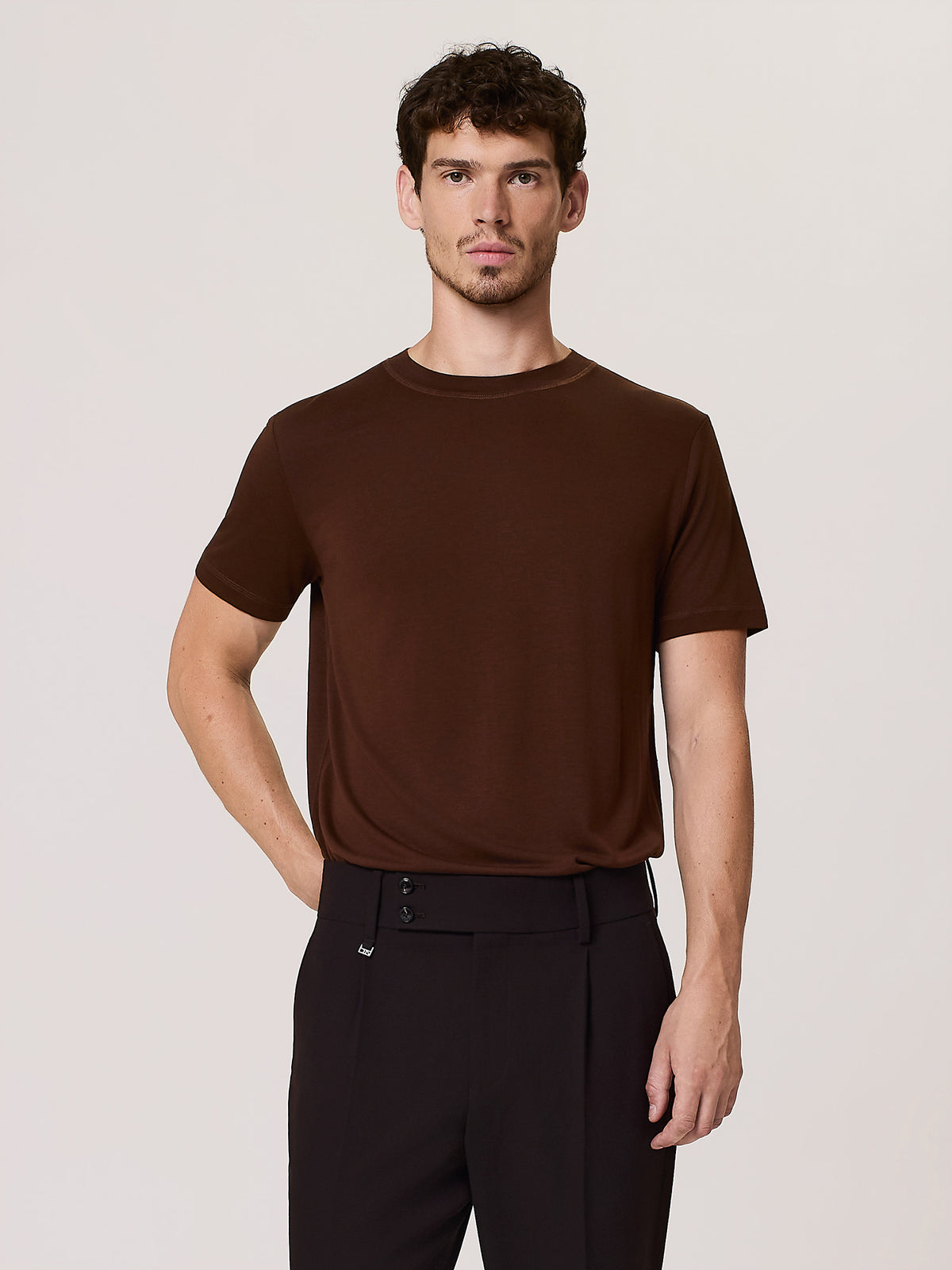 T-shirt in misto lana