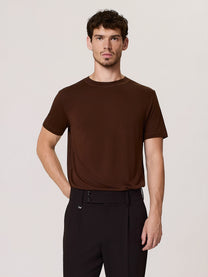 T-shirt in misto lana
