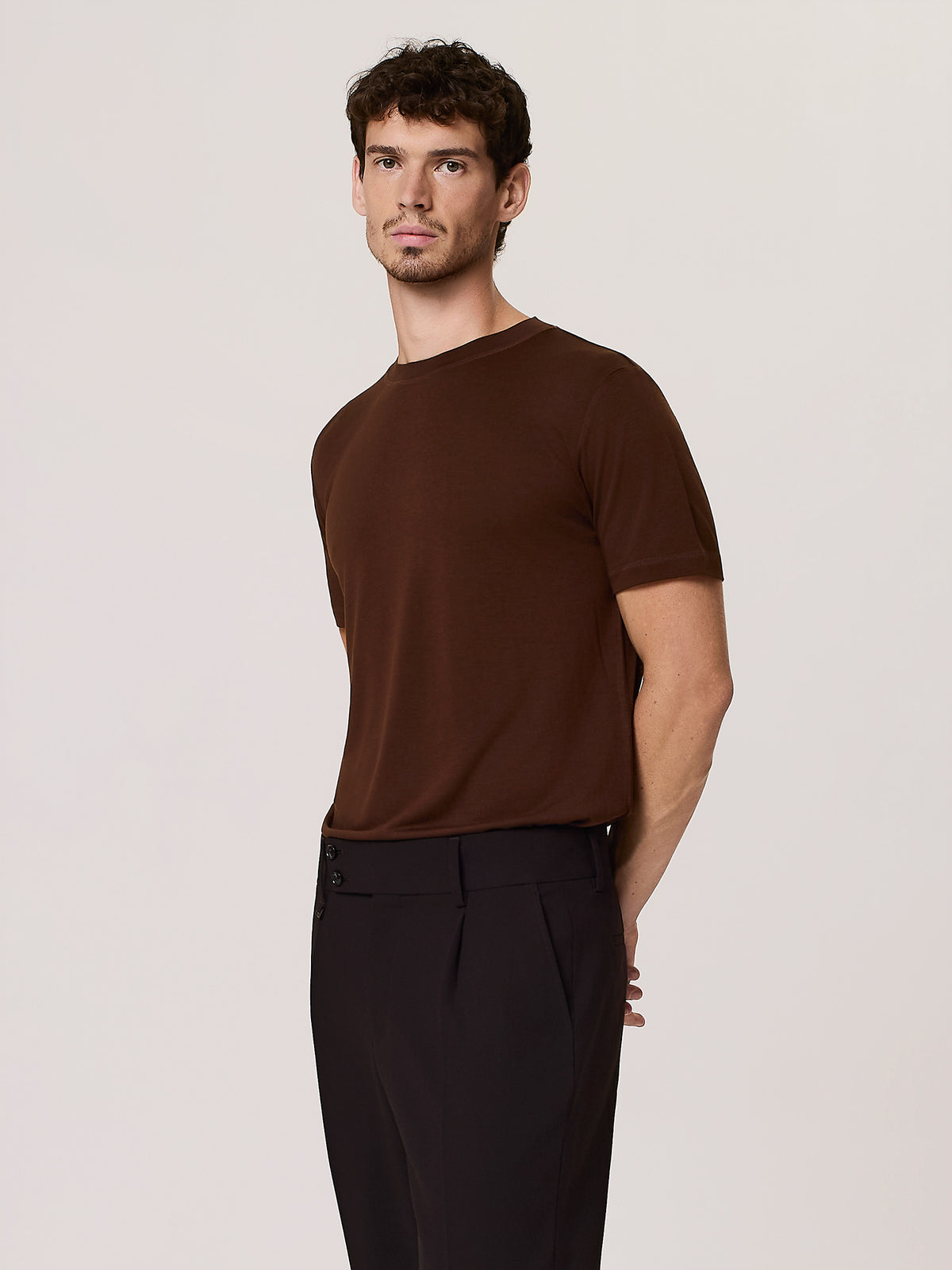 T-shirt in misto lana