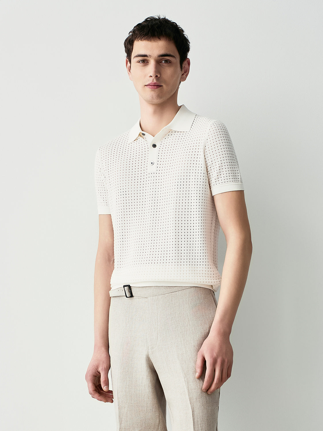 Crochet polo
