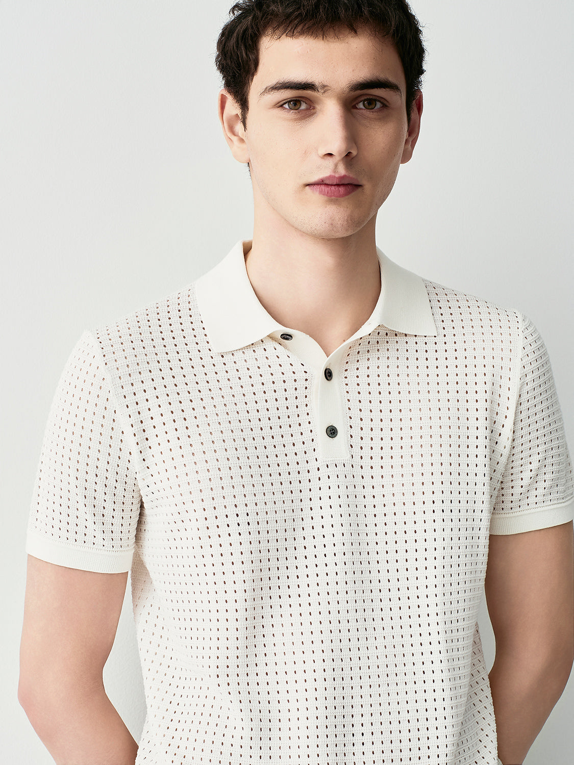 Crochet polo
