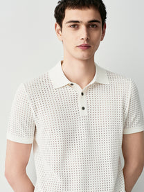 Crochet polo