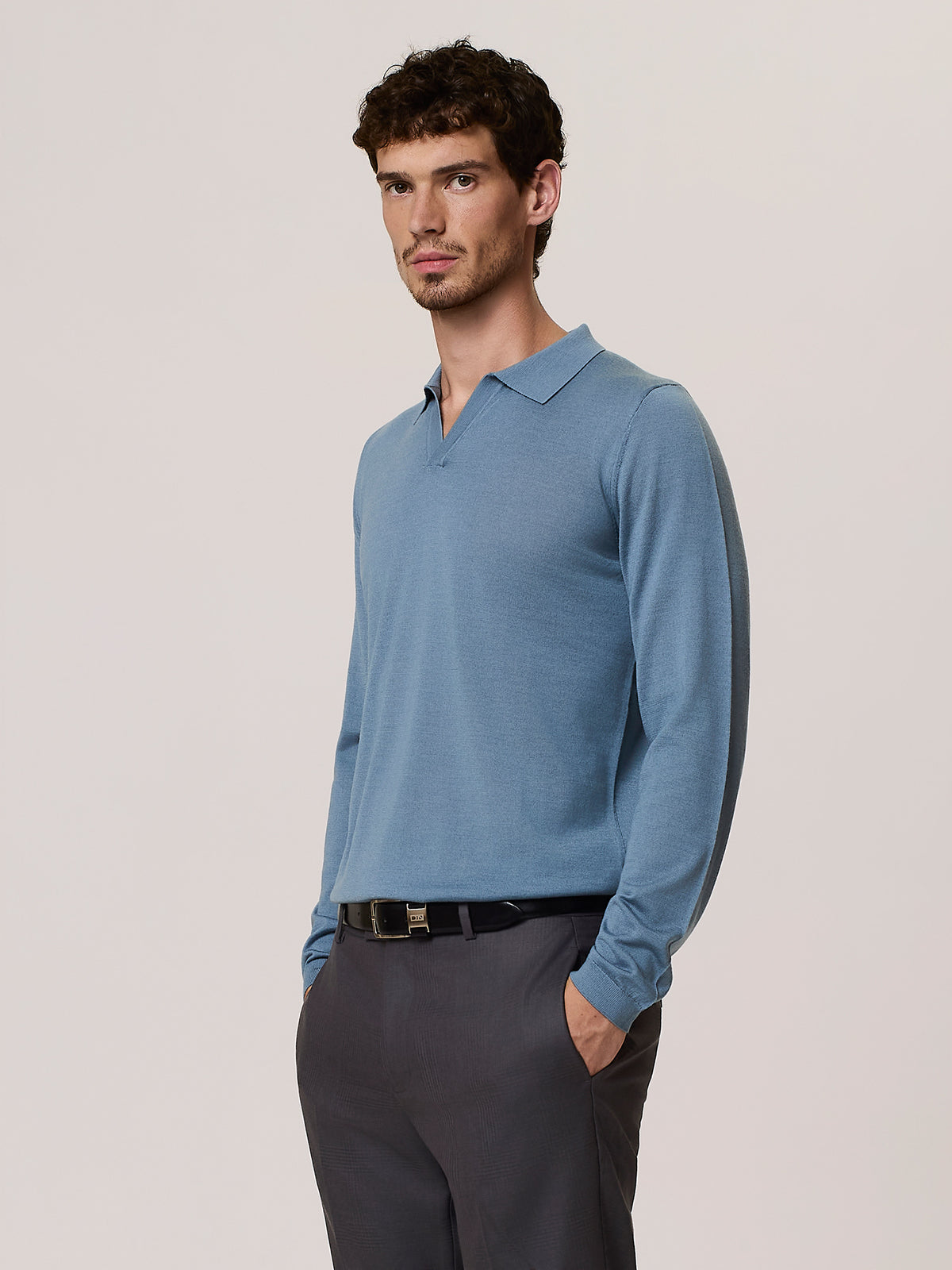 pure merino wool polo