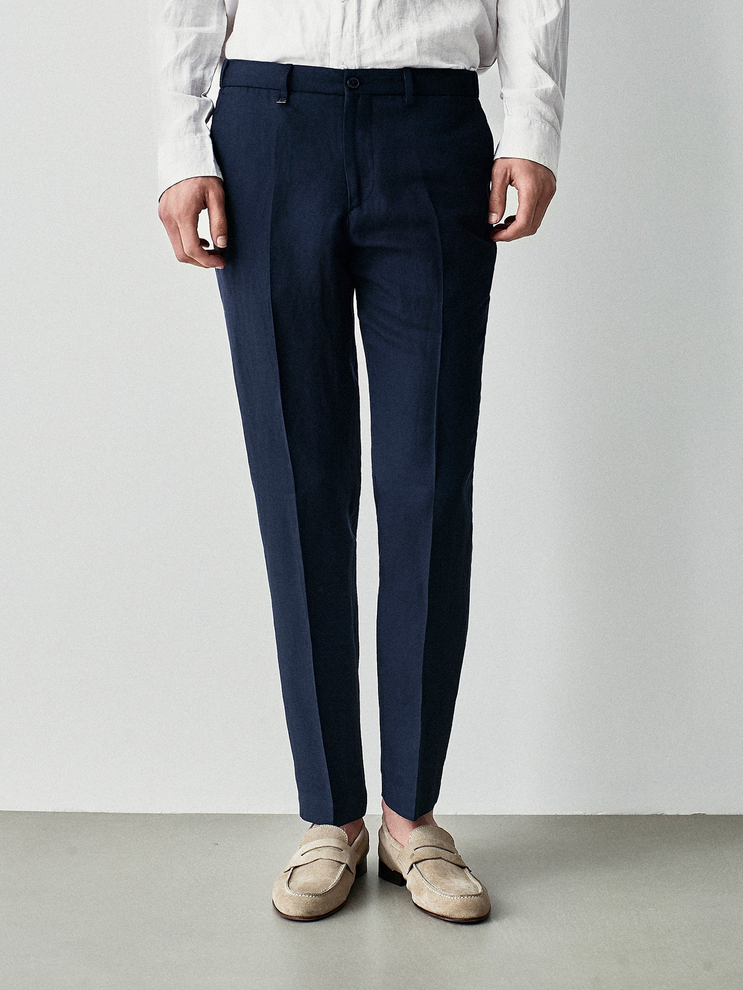 Pantaloni casual in fresh linen