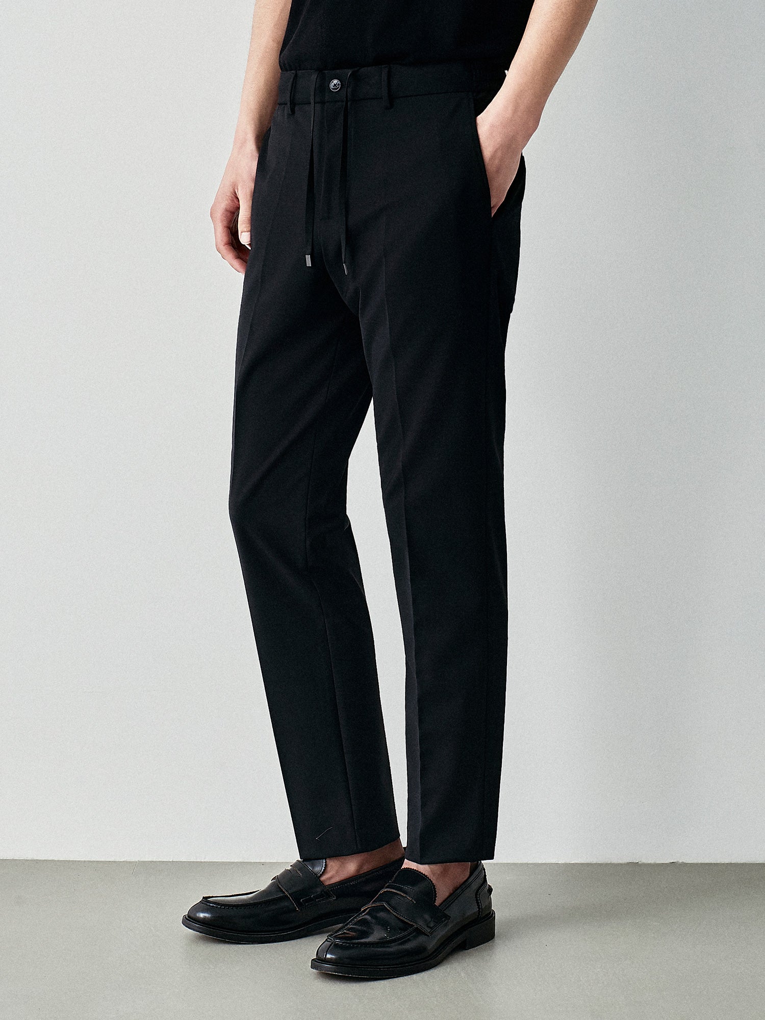 Wool blend jogger