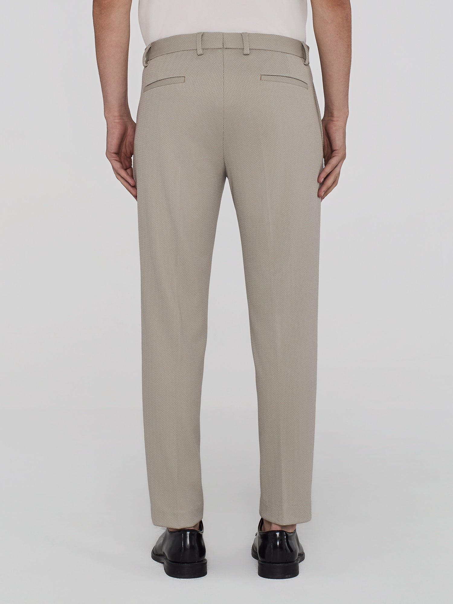 PANTALONE IN JERSEY GAUFRE