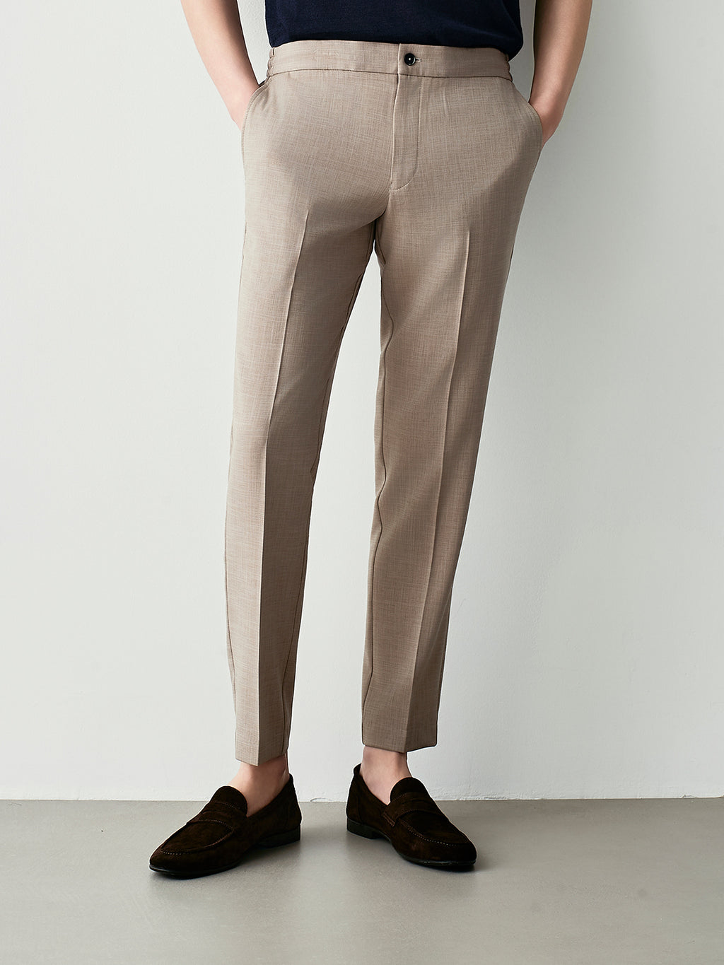 Textured jogger pants