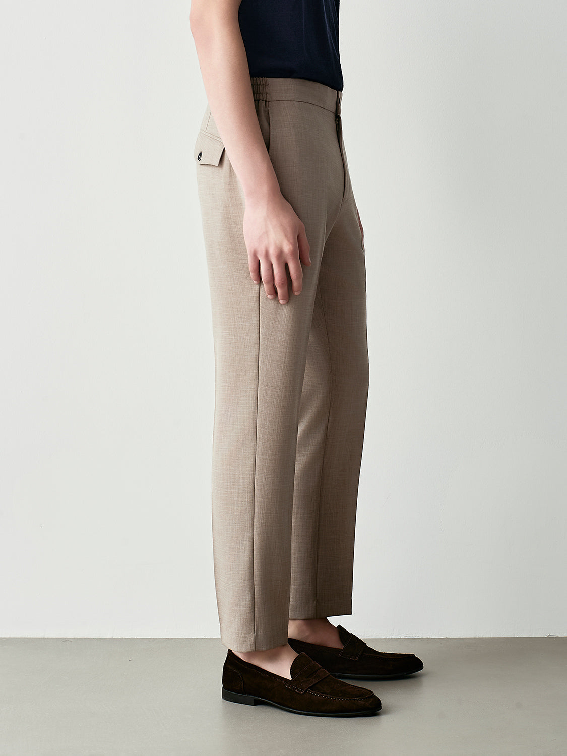 Textured jogger pants