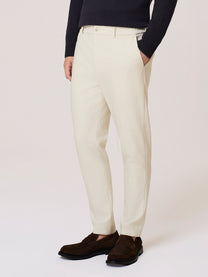 stretch viscose blend jogger trousers