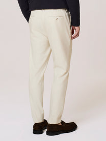 stretch viscose blend jogger trousers