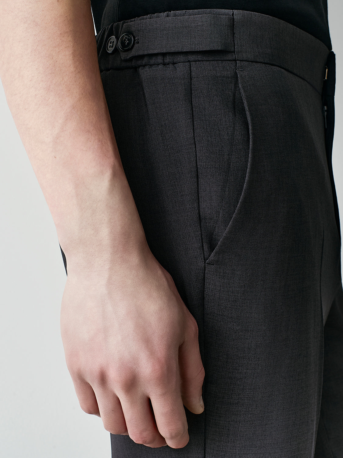 Crepe trousers
