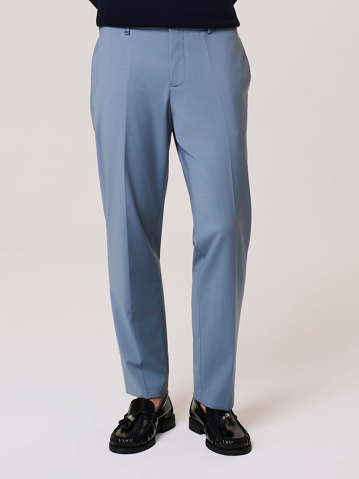 wool blend jogger trousers