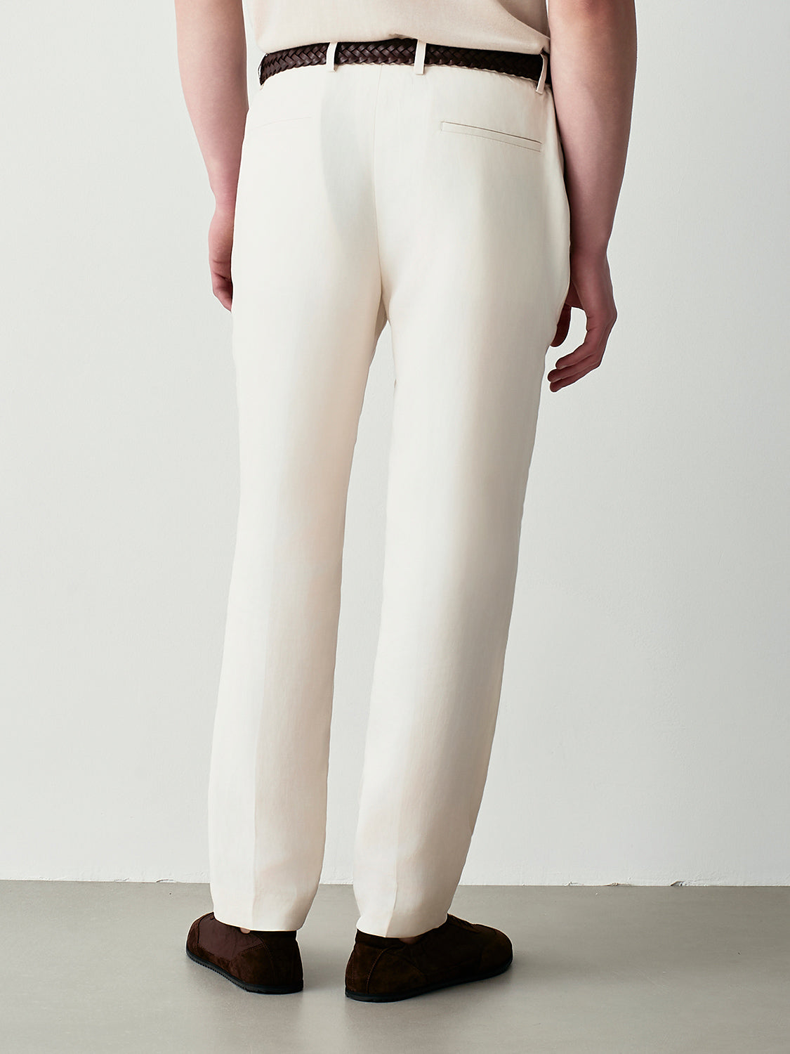 Pantaloni da abito in fresh linen