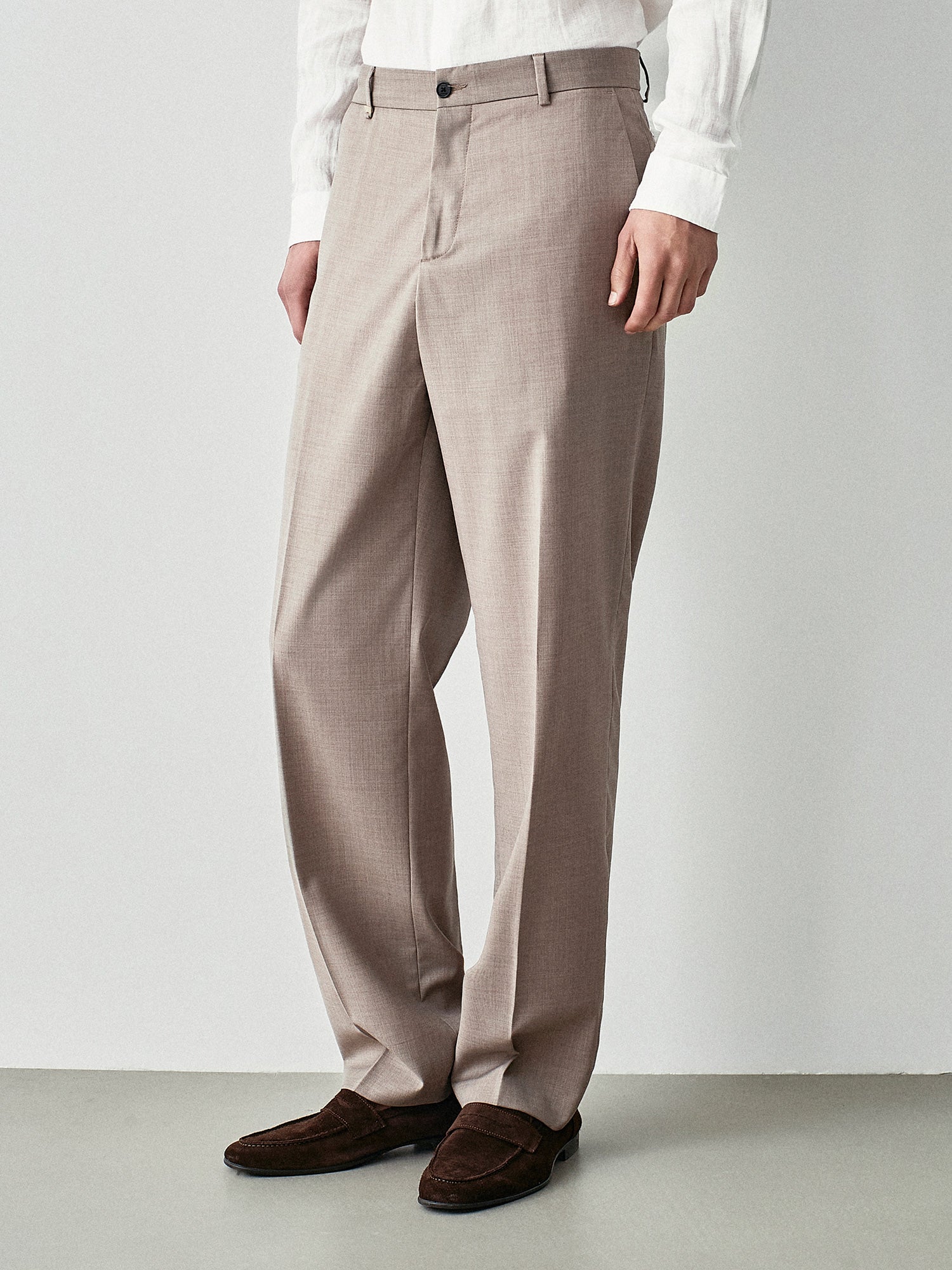 Relaxed Fit Tailored Trousers