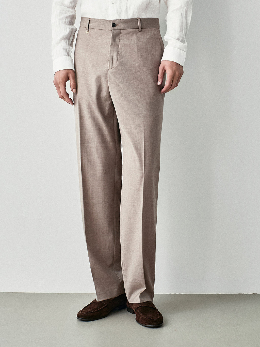 Relaxed Fit Tailored Trousers
