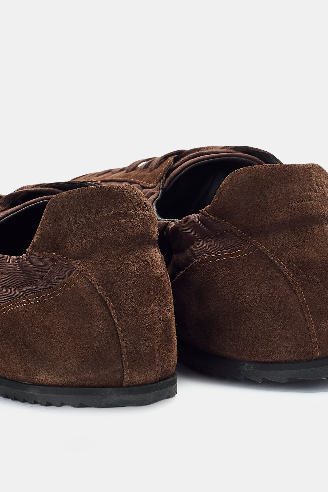 Sneakers in nylon e suede