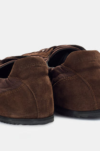 Sneakers in nylon e suede