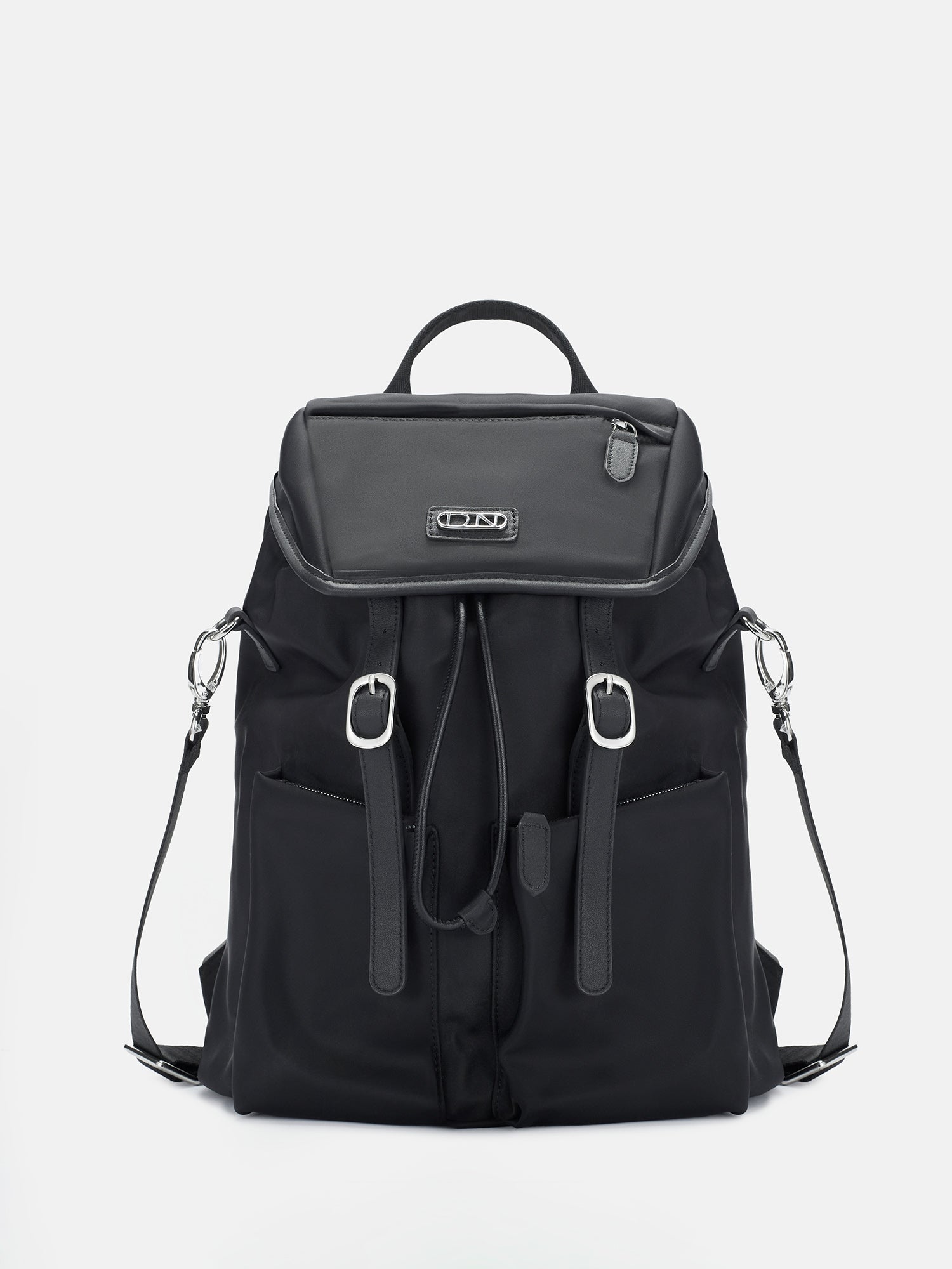 david naman leather backpack Valuetainment Embossed Lion Shield Premium Crafted from premium Italian leather with refined accents David King & Co. Top