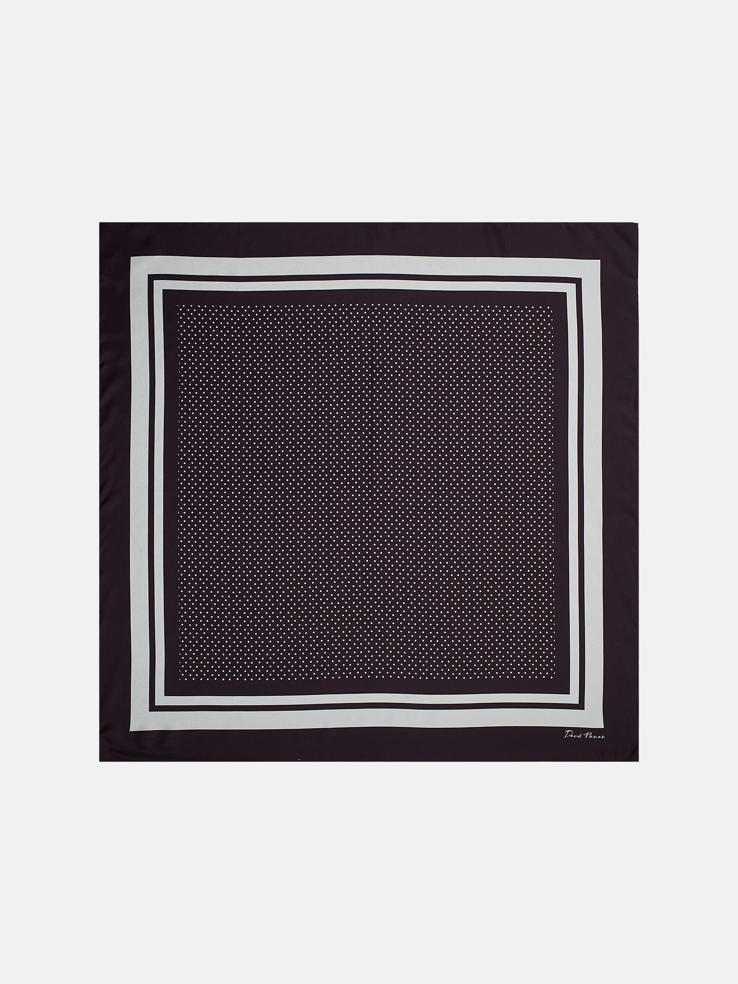 Foulard a pois in seta