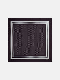 polka dot silk foulard
