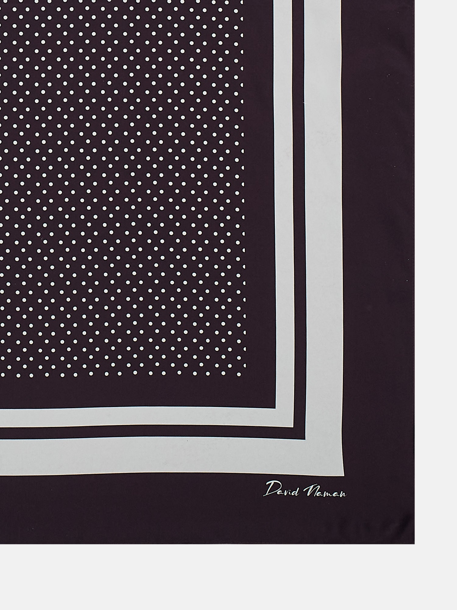 Foulard a pois in seta