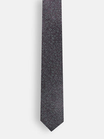 Cravatta floral  jaquard