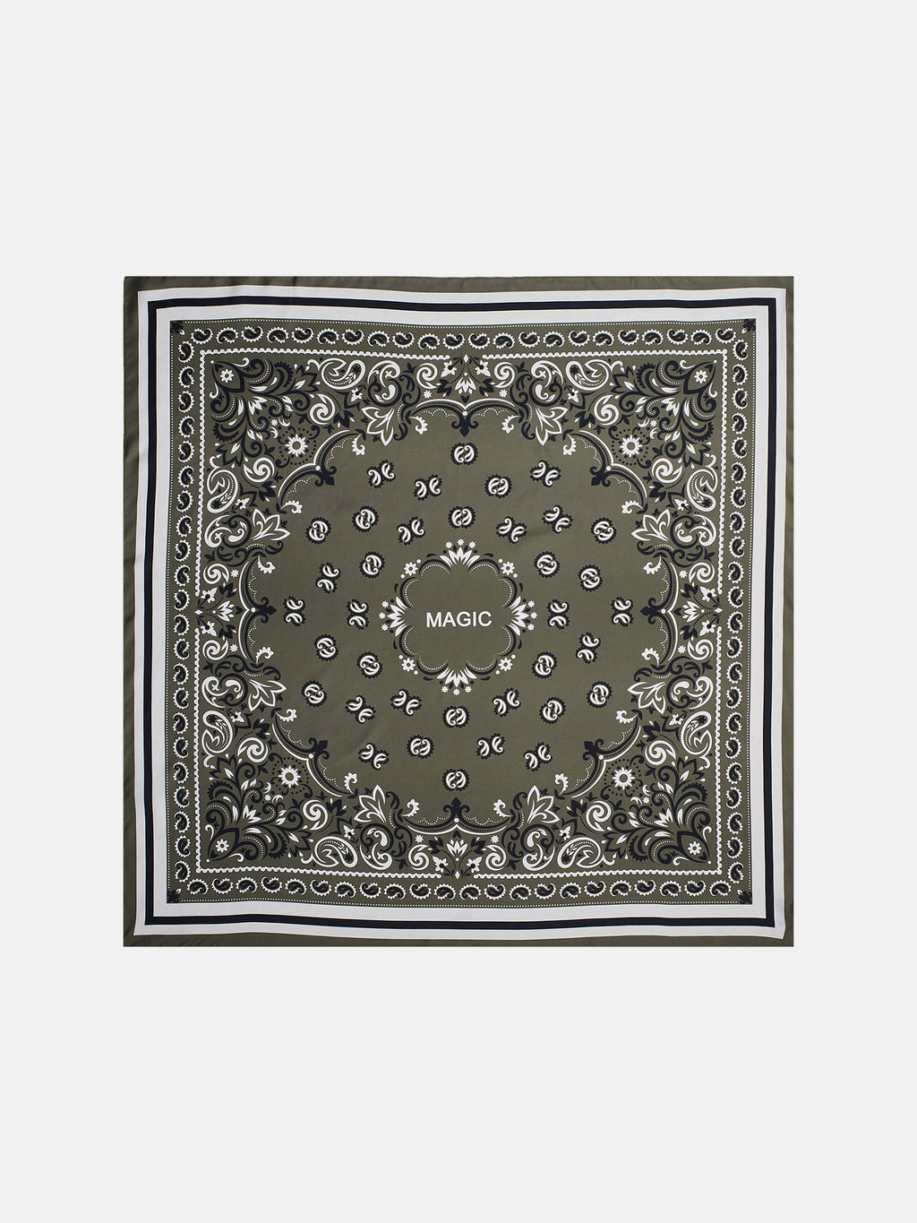 paisley silk foulard