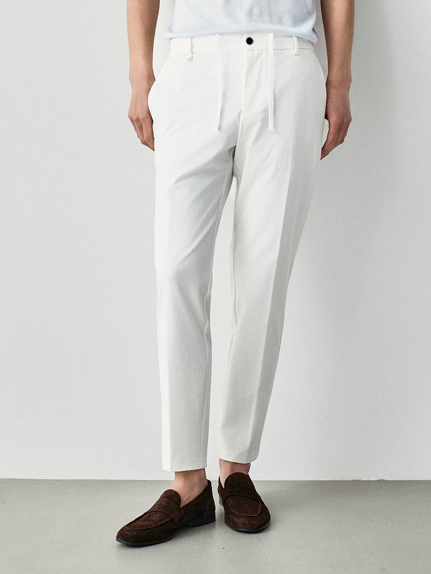 Trousers in punto milano