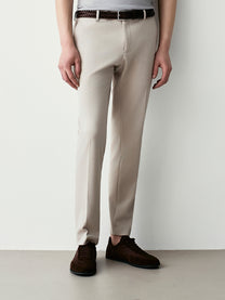 Piquet suit trousers