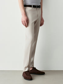 Piquet suit trousers