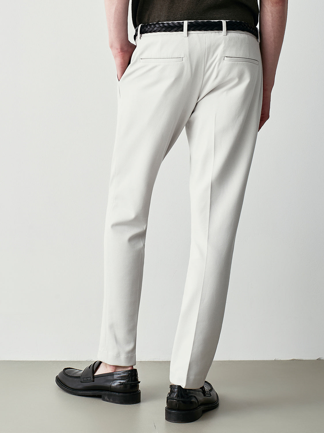 Pantaloni da abito in piquet