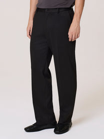 pinstriped jersey jogger trousers