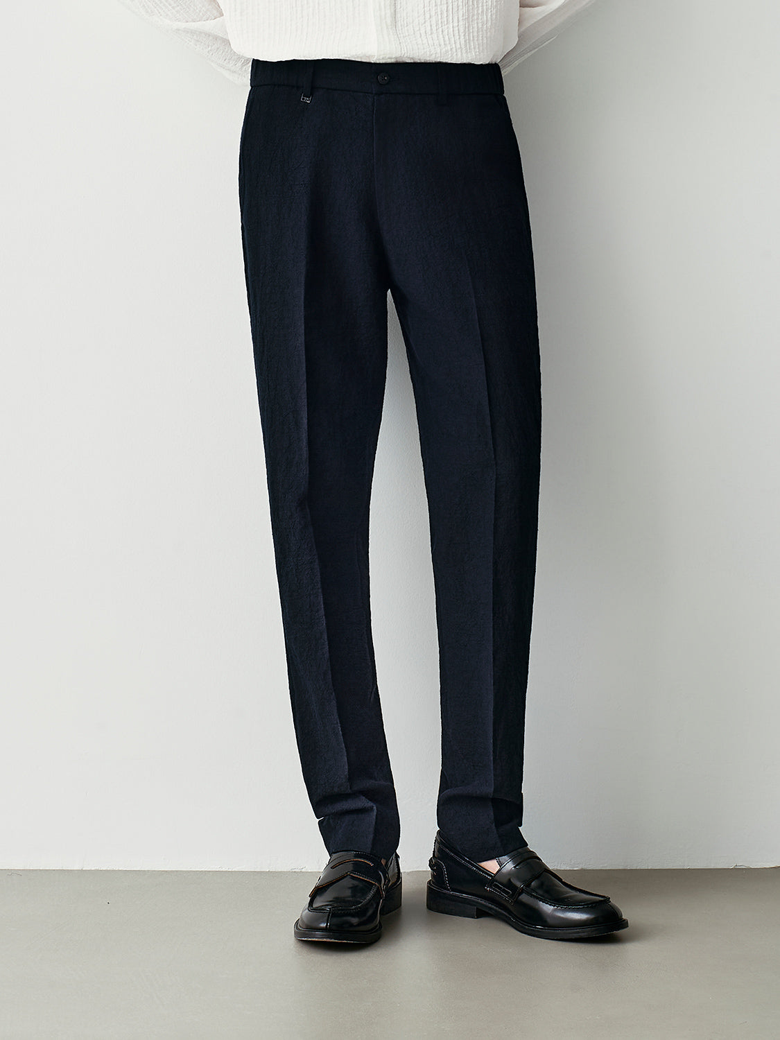 Pantaloni in lino con coulisse
