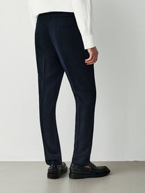 Pantaloni in lino con coulisse