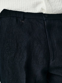 Pantaloni in lino con coulisse
