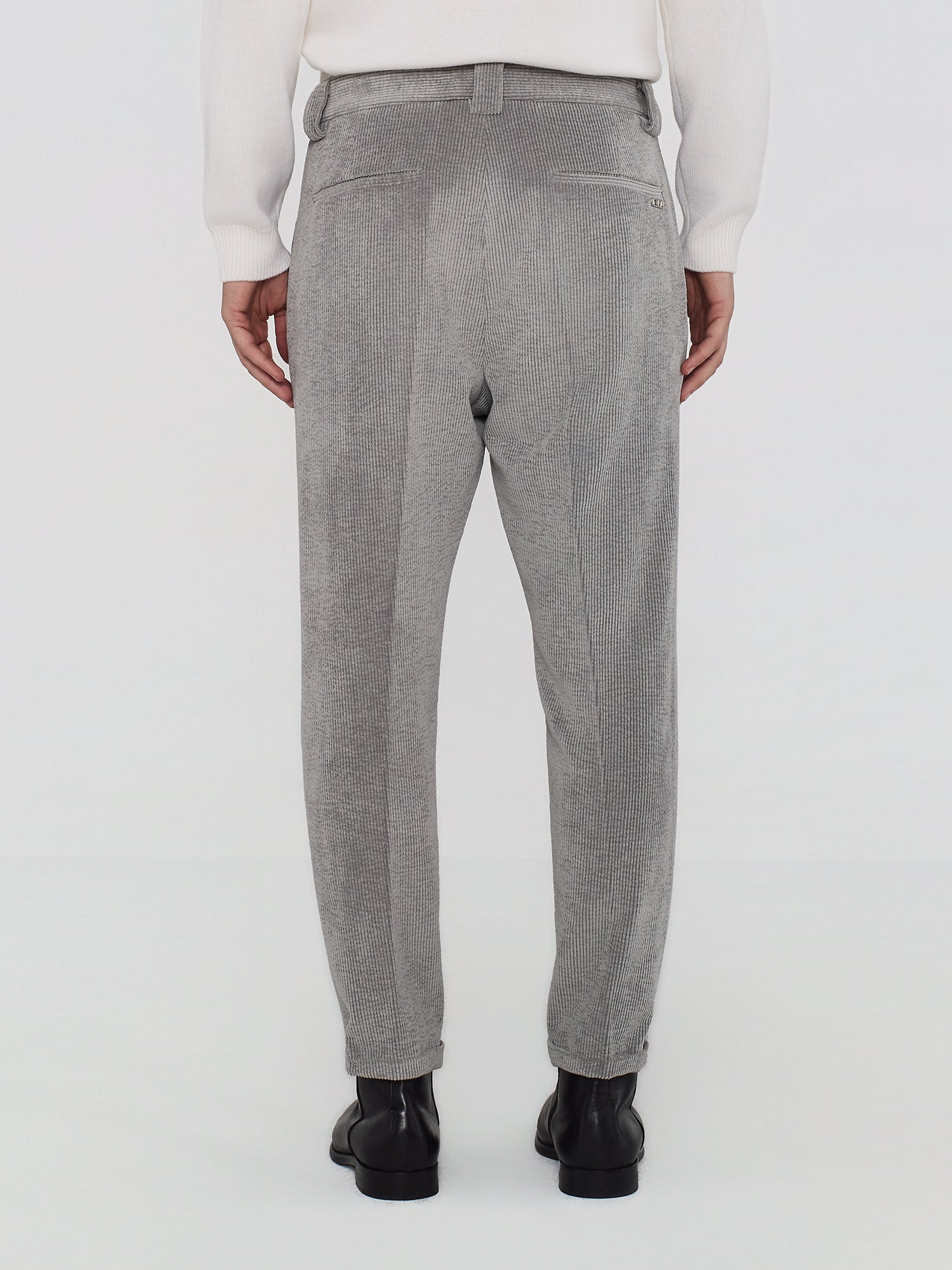 PANTALONE IN VELLUTO A COSTE