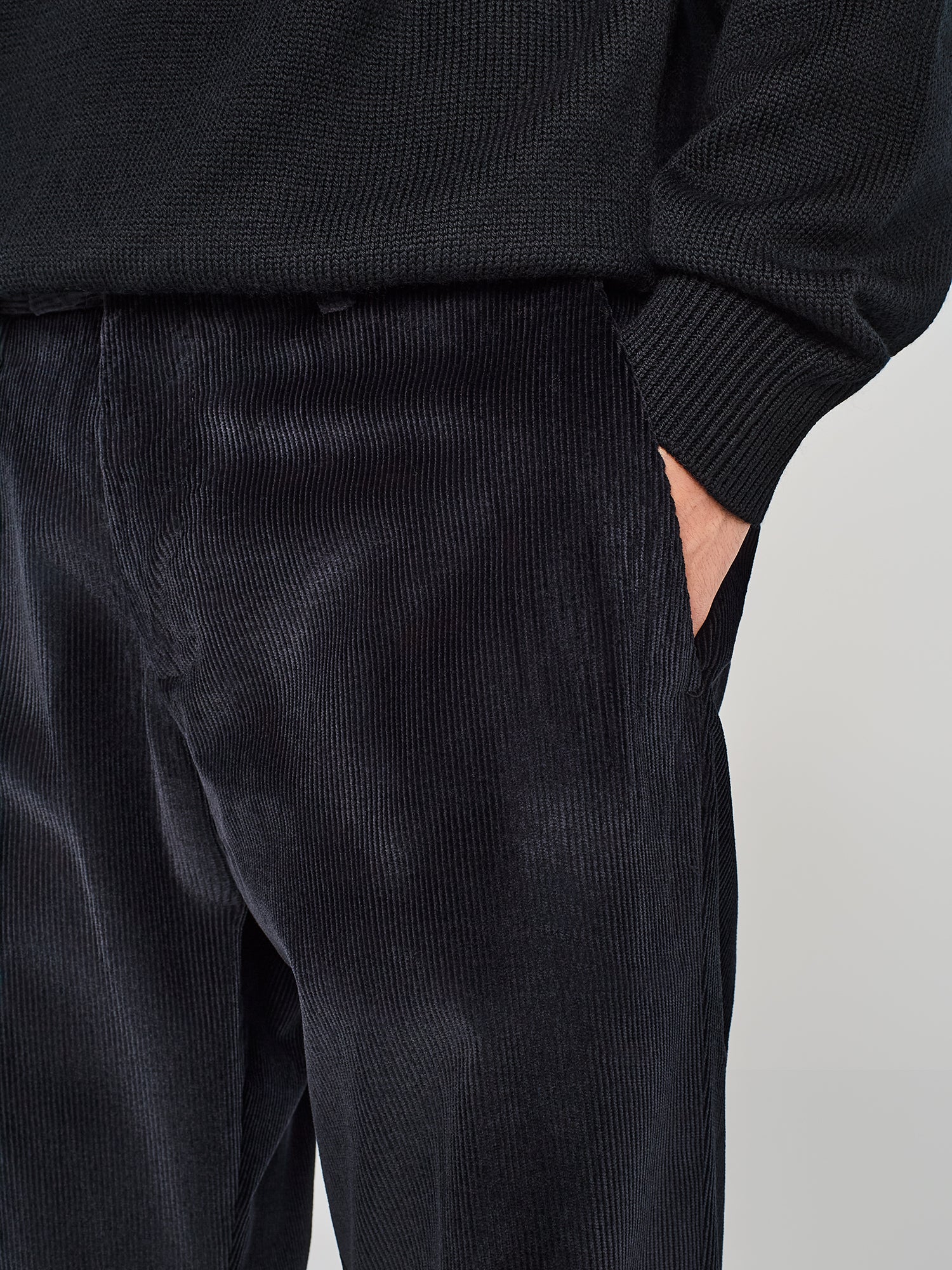 PANTALONE IN VELLUTO A COSTE