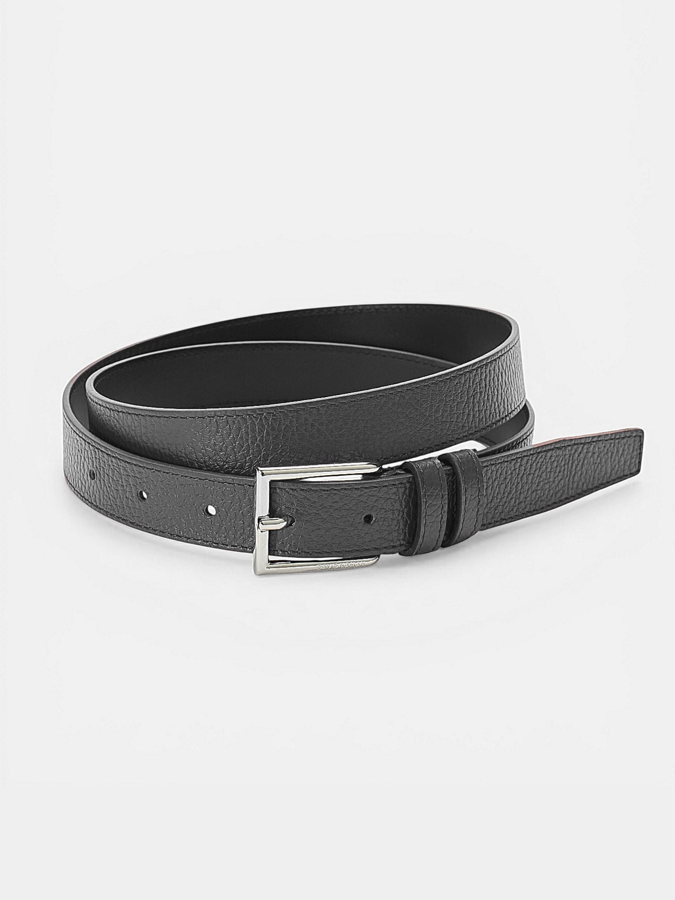 Cintura in pelle saffiano fibbia saquare