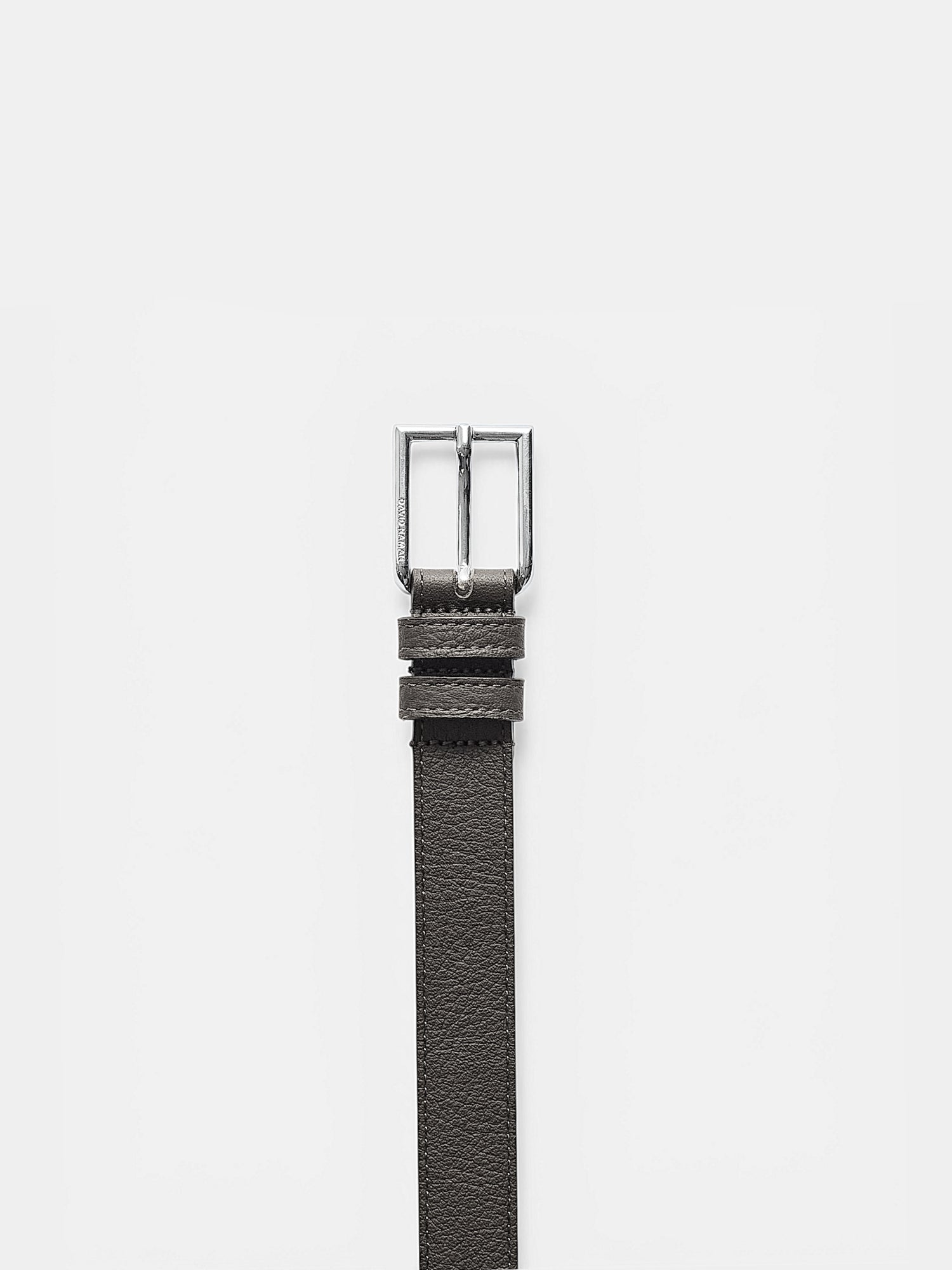 Cintura in pelle saffiano fibbia saquare