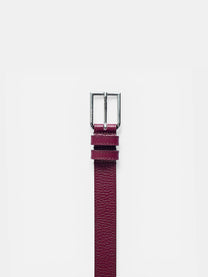 Cintura in pelle saffiano fibbia saquare