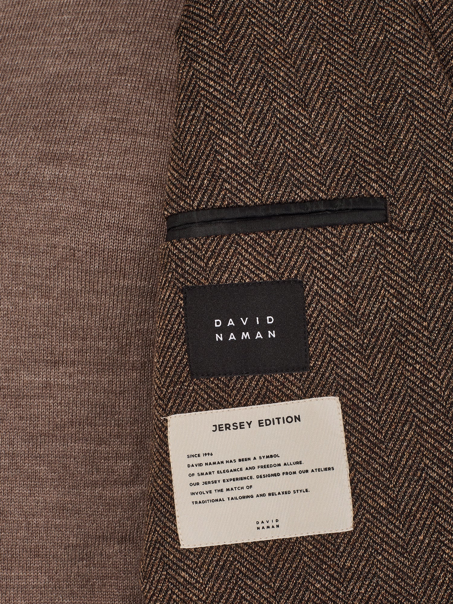 CHEVRON SUIT JACKET
