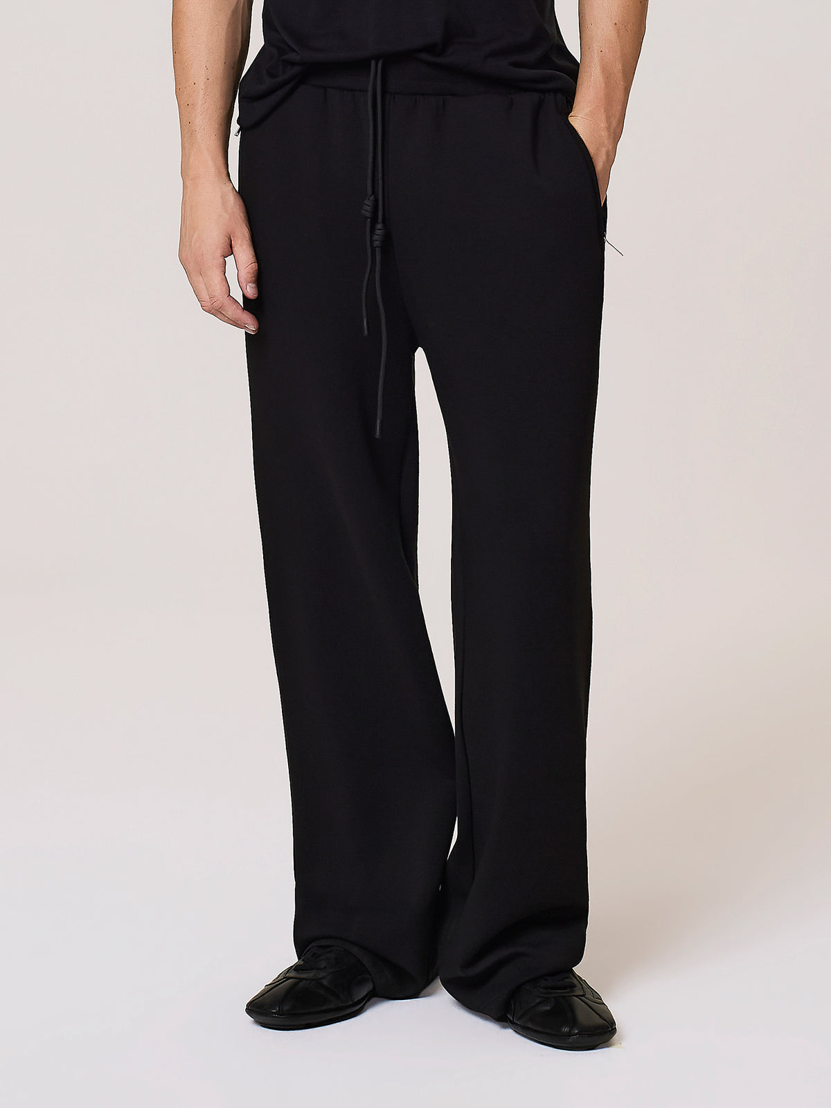 Pantalone jogger wide leg