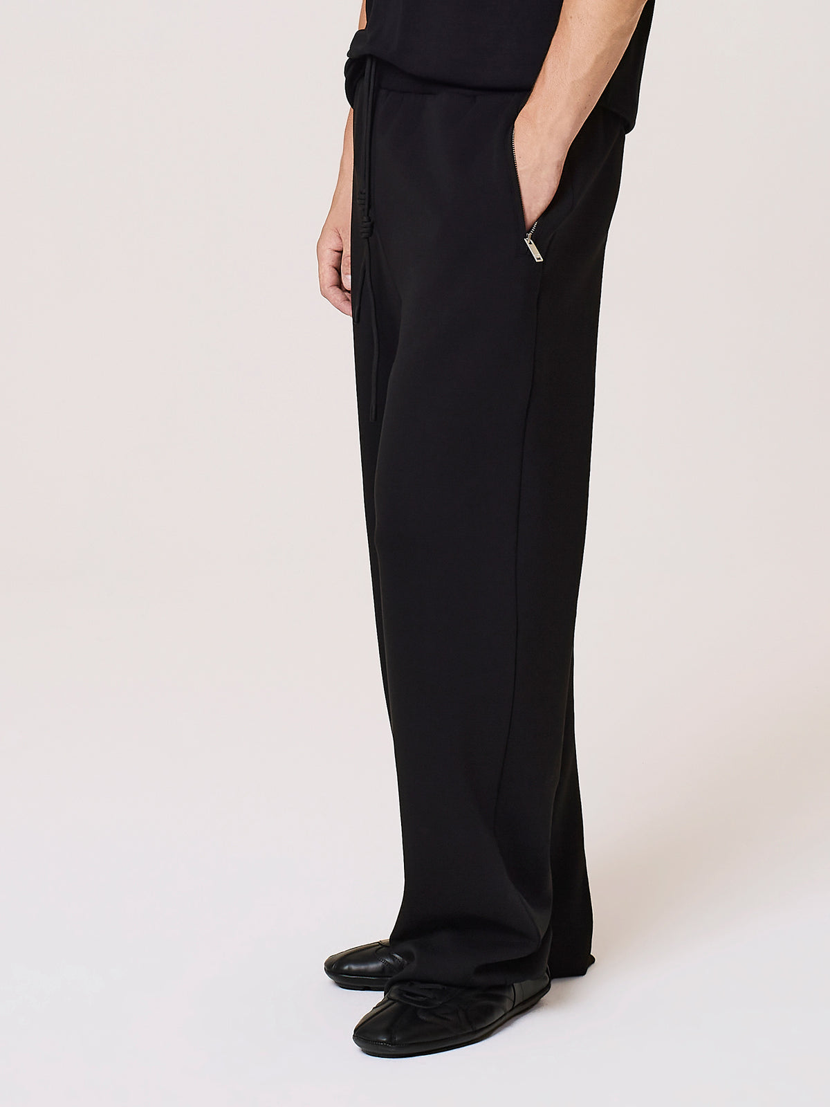 Pantalone jogger wide leg