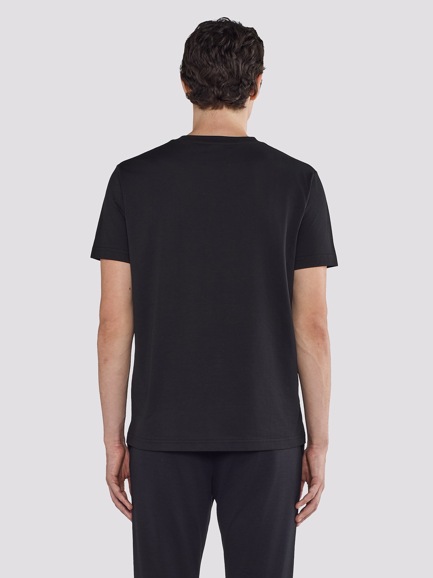 ATELIER NAMAN T-SHIRT WITH JEWELED LOGO	