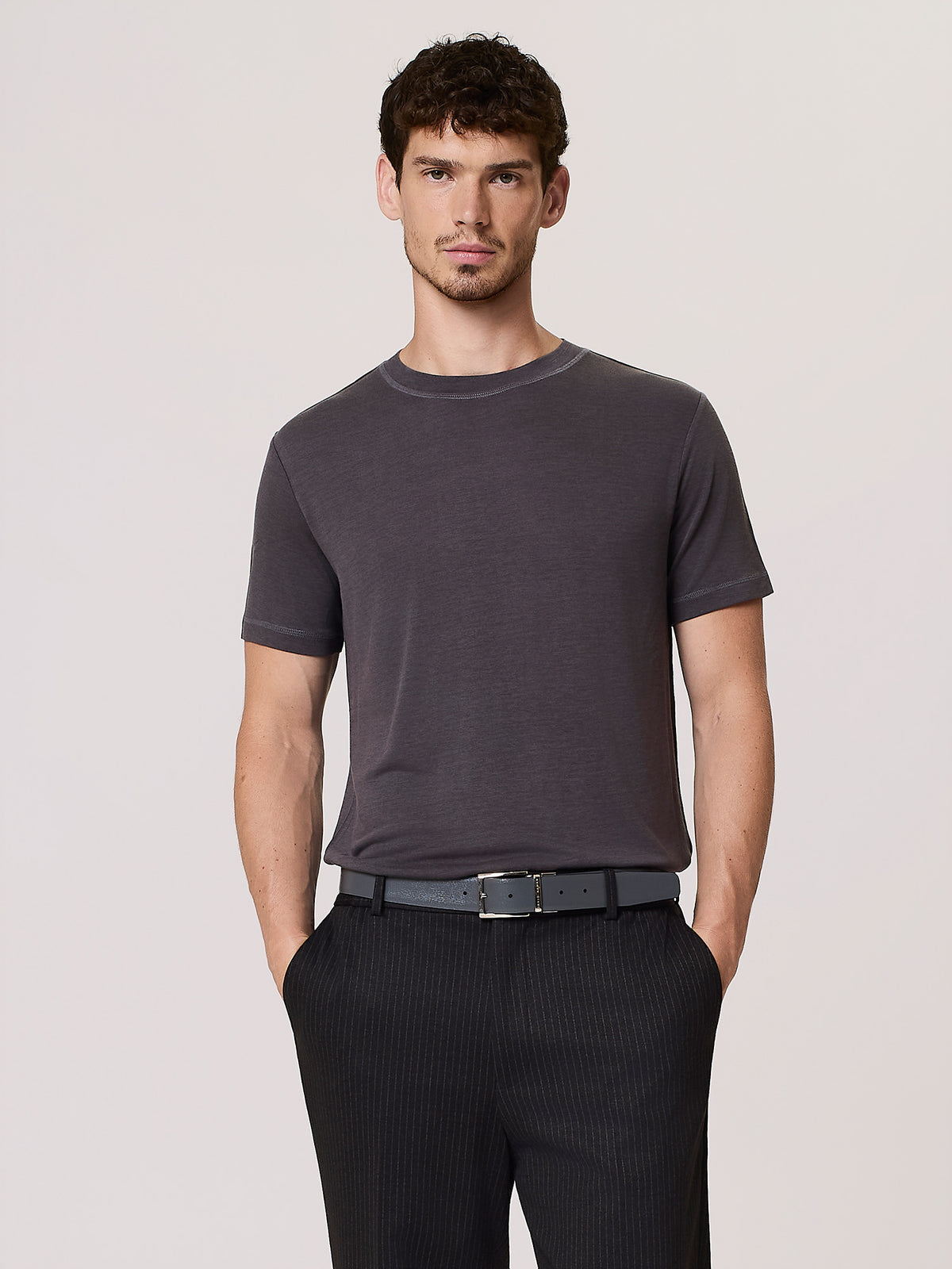 T-shirt in misto lana