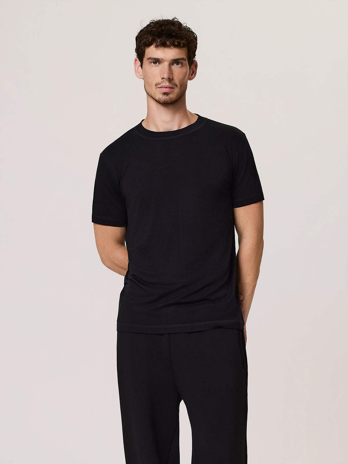 Wool-blend t-shirt