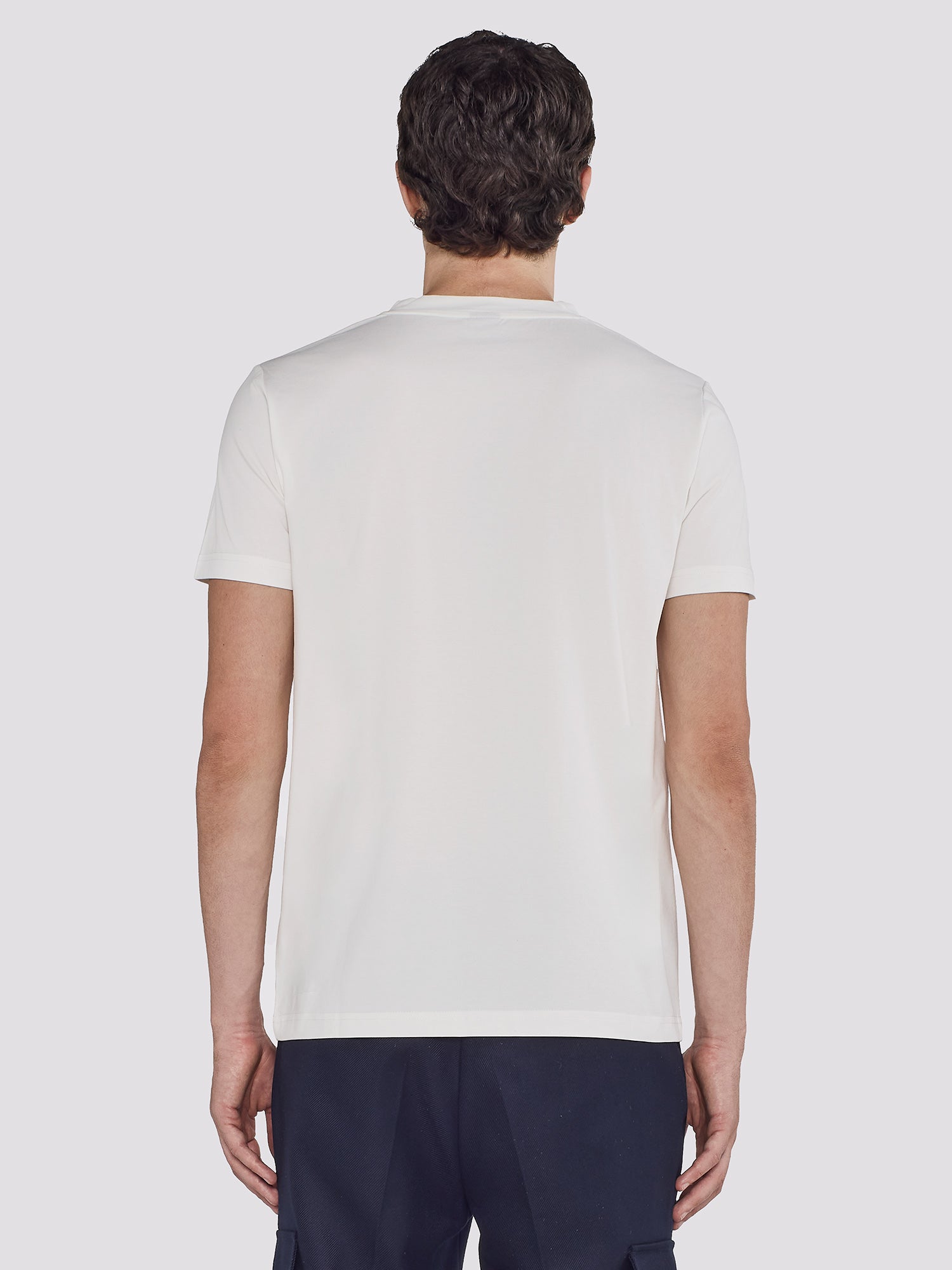 ATELIER NAMAN T-SHIRT WITH EMBROIDERED LOGO