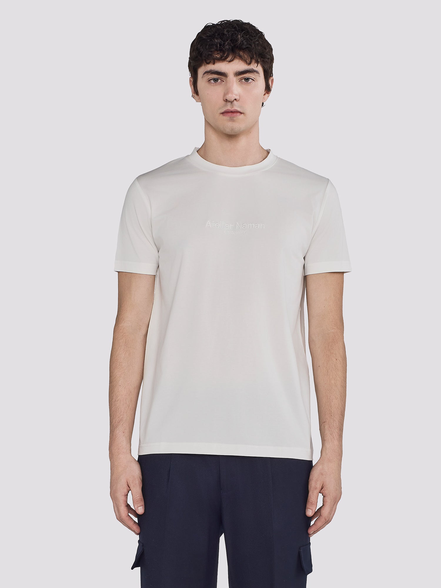 T-SHIRT ATELIER NAMAN LOGO RICAMATO